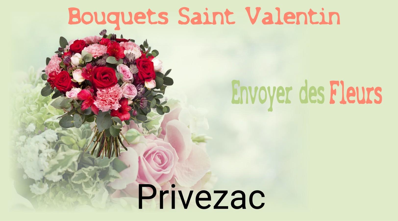 Roses de Saint-Valentin livrées à Privezac